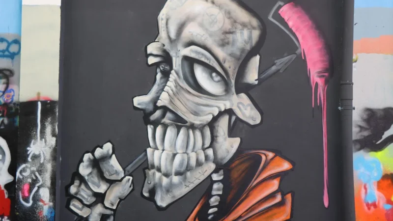 Artgeist Fototapeta Skeleton man